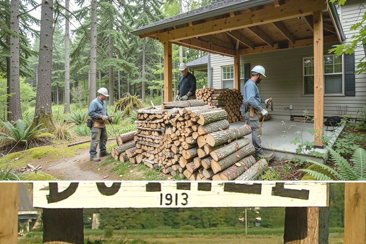 Firewood Gift Delivery in Duvall, King County, WA - Best arranged ahead of the holidays and cold months when a firewood gift is most appreciated.