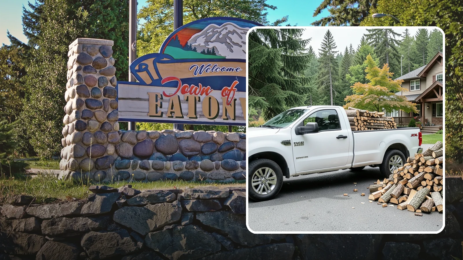 Firewood Gift Delivery in Eatonville, Pierce County, WA - Our firewood gift delivery sends a ready-to-burn supply straight to your recipient's door on the date you choose.