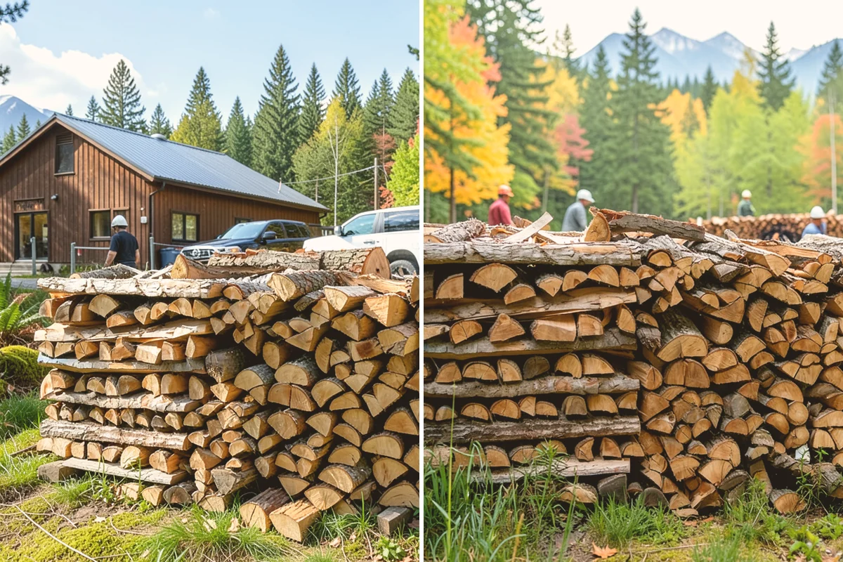 Firewood Gift Delivery in Eatonville, Pierce County, WA - Provide the recipient's address and your gift quantity