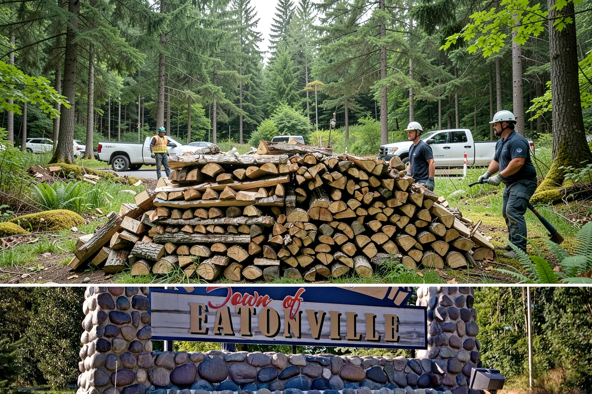 Firewood Gift Delivery in Eatonville, Pierce County, WA - Best arranged ahead of the holidays and cold months when a firewood gift is most appreciated.