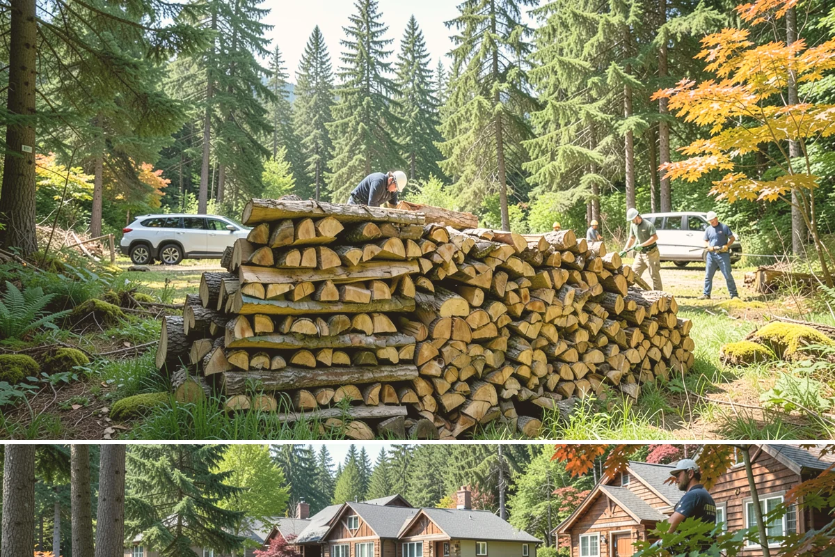 Firewood Gift Delivery in Edgewood, WA - Best arranged ahead of the holidays and cold months when a firewood gift is most appreciated.
