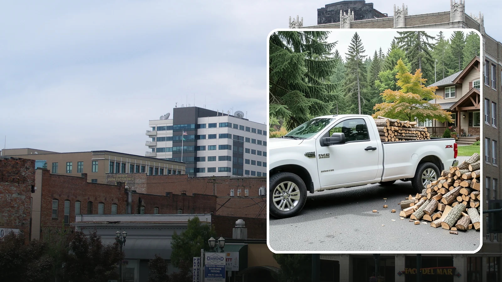 Firewood Gift Delivery in Everett, Snohomish County, WA - Our firewood gift delivery sends a ready-to-burn supply straight to your recipient's door on the date you choose.