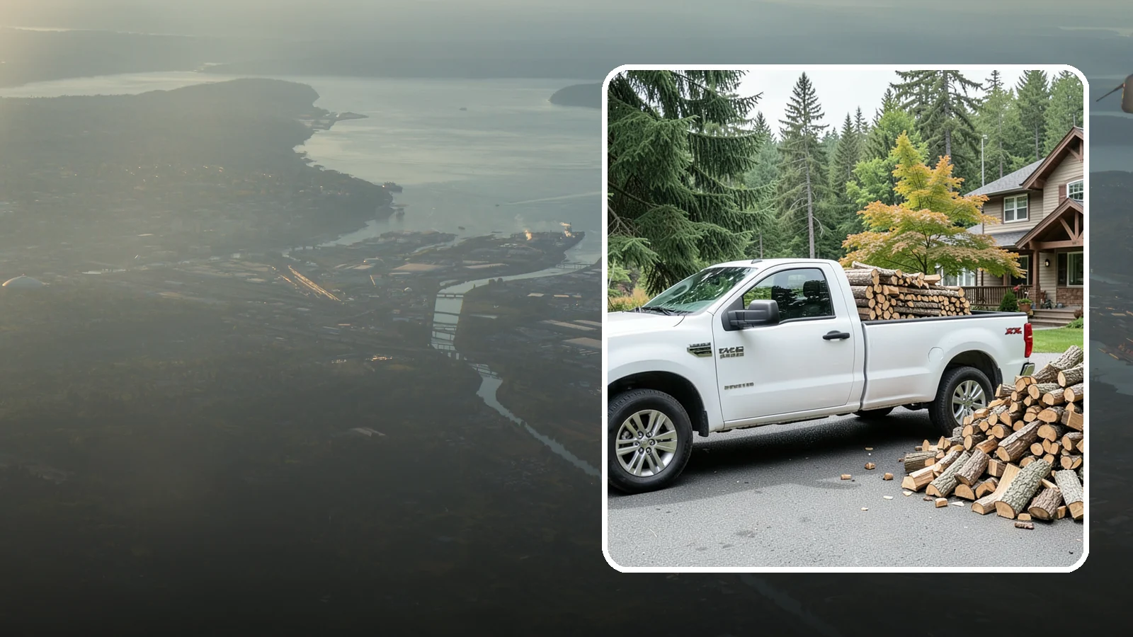 Firewood Gift Delivery in Fife, Pierce County, WA - Our firewood gift delivery sends a ready-to-burn supply straight to your recipient's door on the date you choose.
