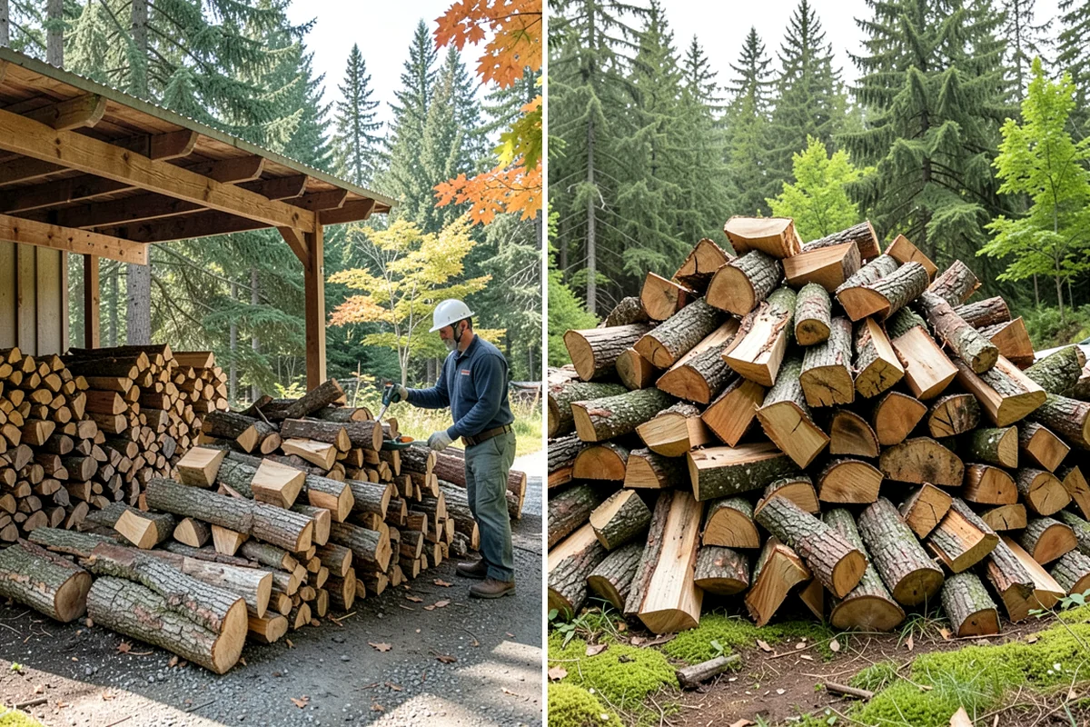 Firewood Gift Delivery in Fircrest, Pierce County, WA - Provide the recipient's address and your gift quantity
