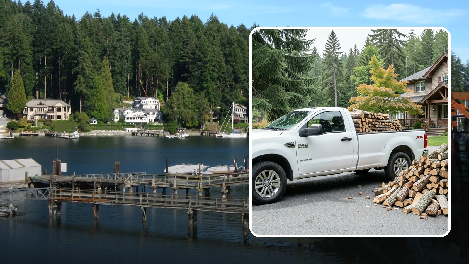 Firewood Gift Delivery in Gig Harbor, Pierce County, WA - Our firewood gift delivery sends a ready-to-burn supply straight to your recipient's door on the date you choose.