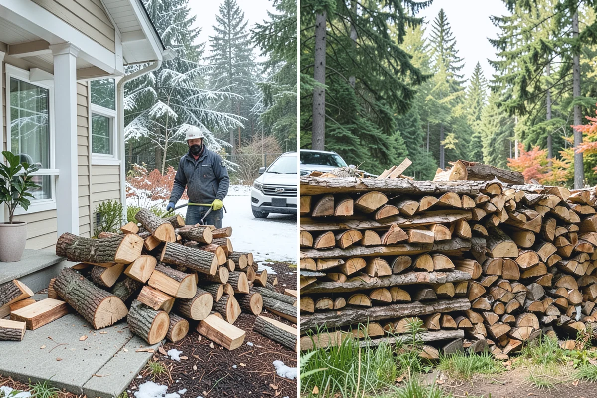 Firewood Gift Delivery in Granite Falls, Snohomish County, WA - Provide the recipient's address and your gift quantity