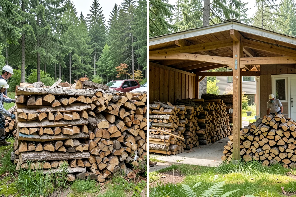 Firewood Gift Delivery in Hunts Point, King County, WA - Provide the recipient's address and your gift quantity