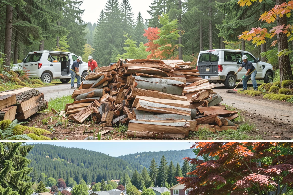 Firewood Gift Delivery in Index, Snohomish County, WA - Best arranged ahead of the holidays and cold months when a firewood gift is most appreciated.