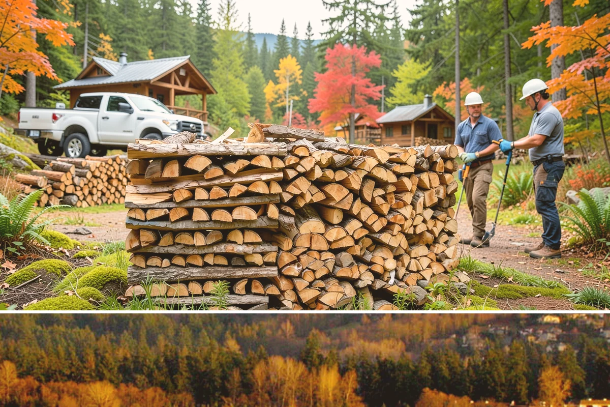 Firewood Gift Delivery in Kenmore, King County, WA - Best arranged ahead of the holidays and cold months when a firewood gift is most appreciated.