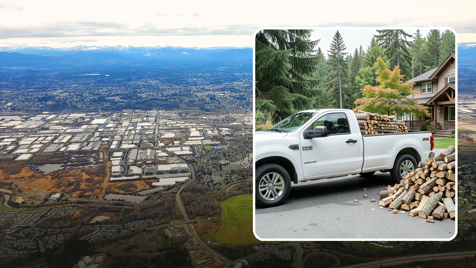 Firewood Gift Delivery in Kent, King County, WA - Our firewood gift delivery sends a ready-to-burn supply straight to your recipient's door on the date you choose.