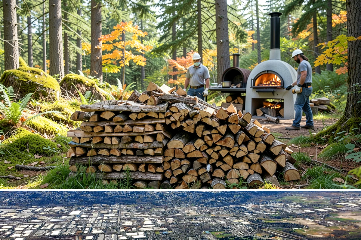 Firewood Gift Delivery in Kent, King County, WA - Best arranged ahead of the holidays and cold months when a firewood gift is most appreciated.