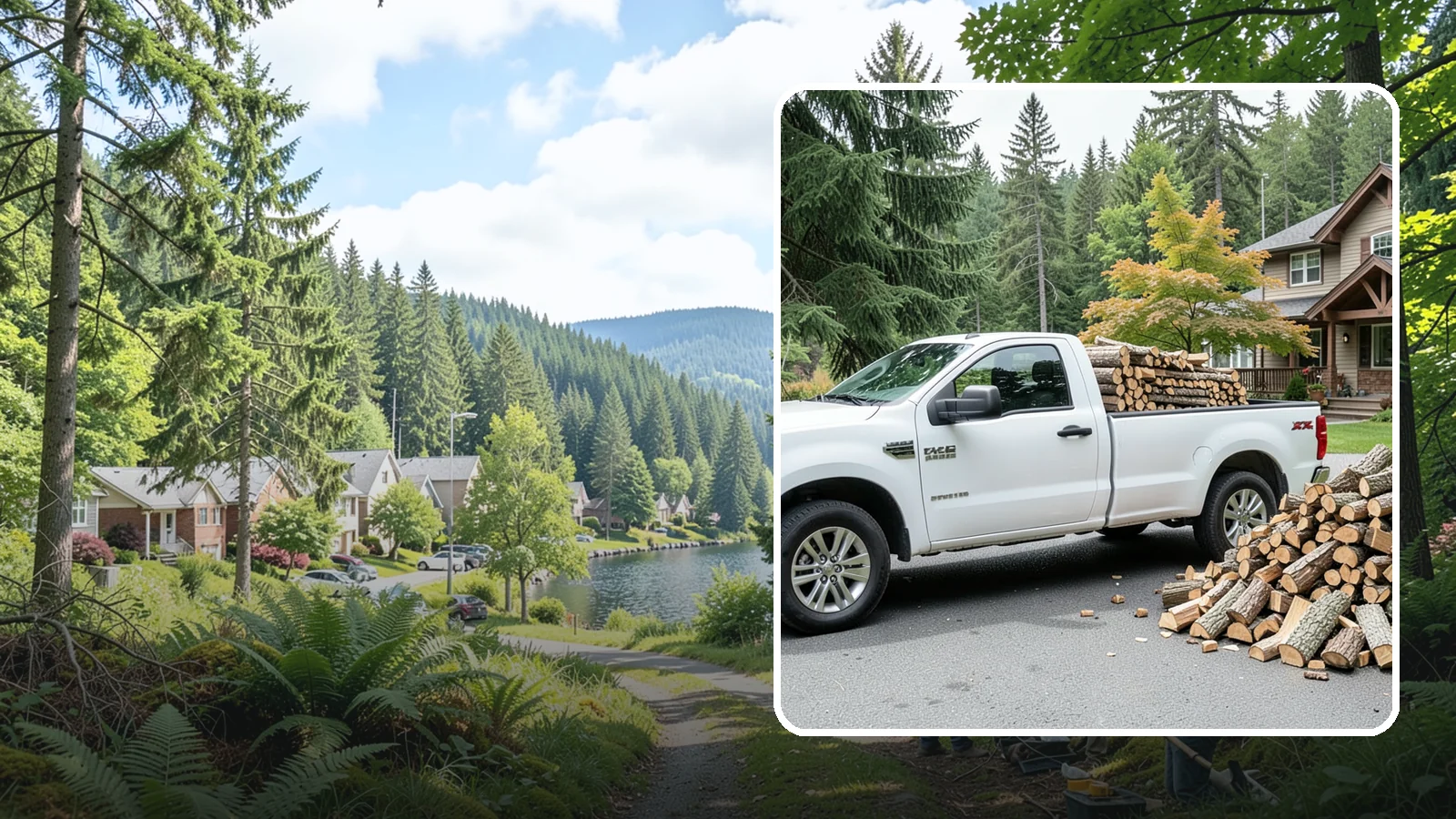 Firewood Gift Delivery in Lake Forest Park, King County, WA - Our firewood gift delivery sends a ready-to-burn supply straight to your recipient's door on the date you choose.