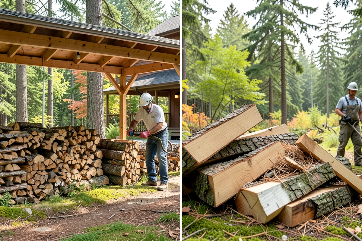 Firewood Gift Delivery in Lake Forest Park, King County, WA - Provide the recipient's address and your gift quantity