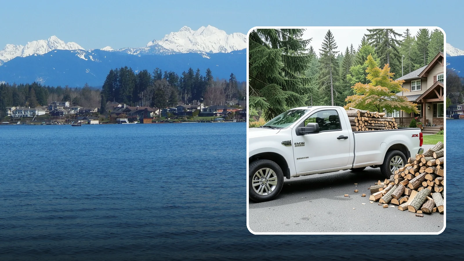Firewood Gift Delivery in Lake Stevens, Snohomish County, WA - Our firewood gift delivery sends a ready-to-burn supply straight to your recipient's door on the date you choose.