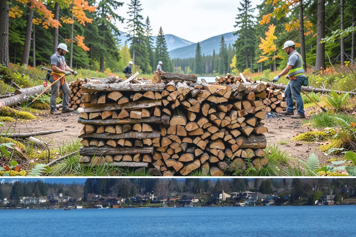 Firewood Gift Delivery in Lake Stevens, Snohomish County, WA - Best arranged ahead of the holidays and cold months when a firewood gift is most appreciated.
