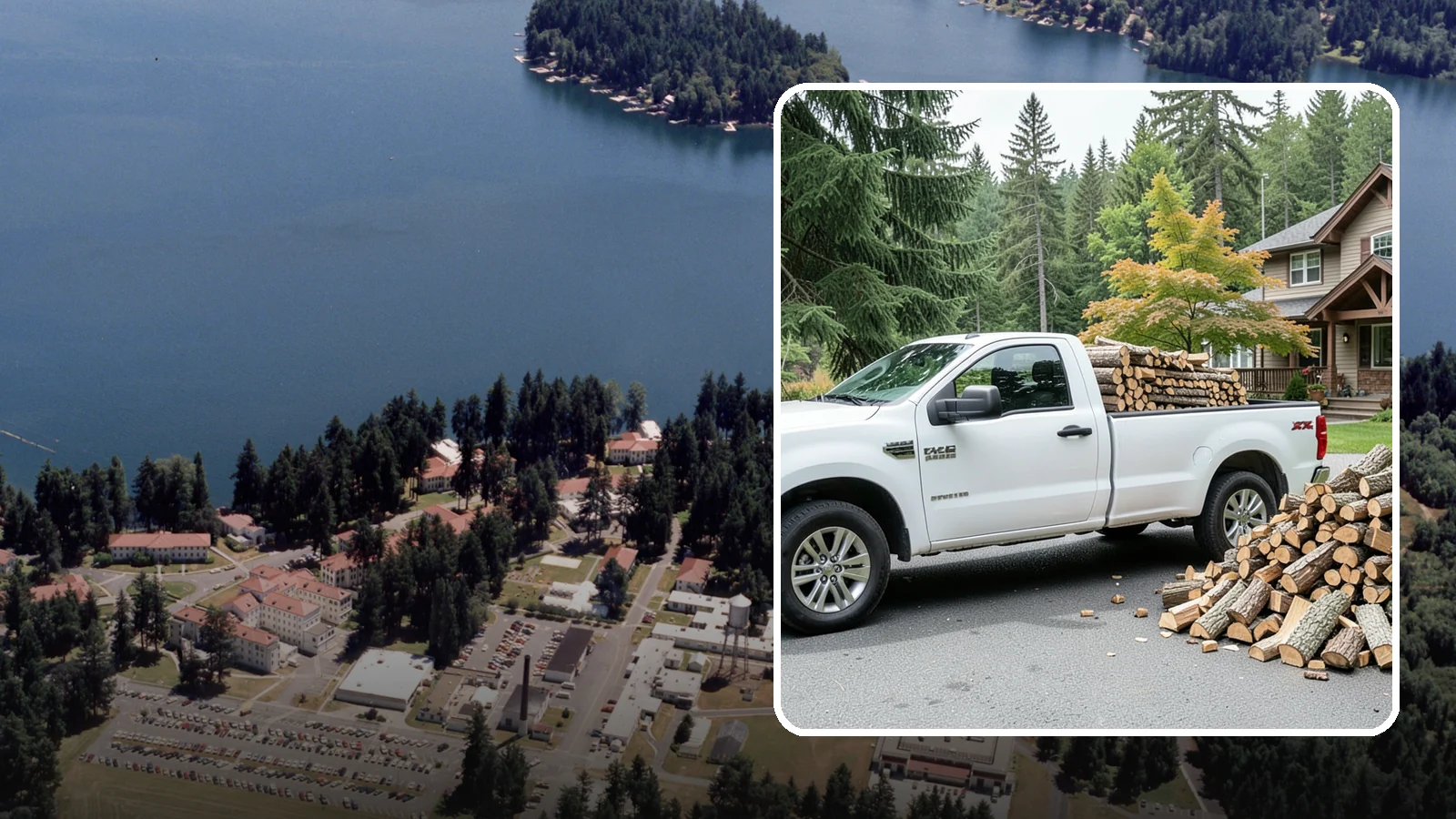 Firewood Gift Delivery in Lakewood, Pierce County, WA - Our firewood gift delivery sends a ready-to-burn supply straight to your recipient's door on the date you choose.
