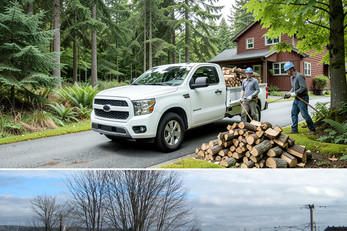 Firewood Gift Delivery in Langley, Island County, WA - Best arranged ahead of the holidays and cold months when a firewood gift is most appreciated.