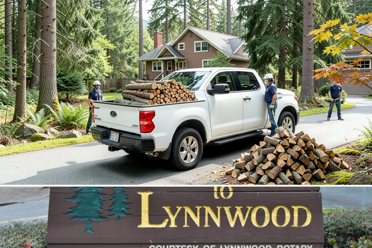 Firewood Gift Delivery in Lynnwood, Snohomish County, WA - Best arranged ahead of the holidays and cold months when a firewood gift is most appreciated.