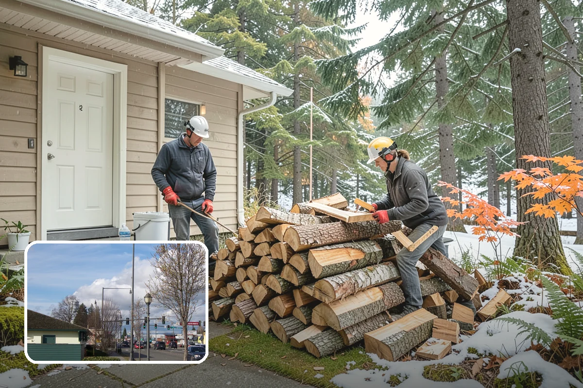 Firewood Gift Delivery in Marysville, Snohomish County, WA - Effortless gifting handled from start to finish