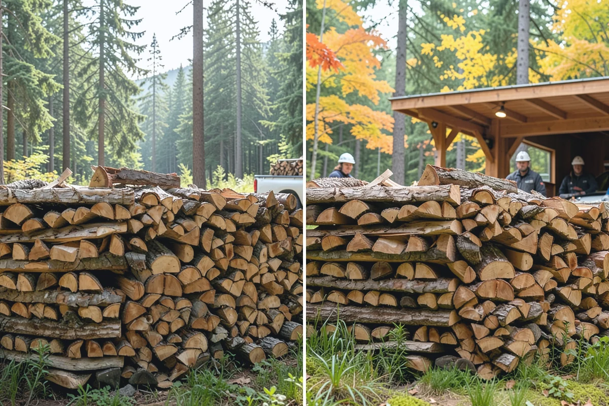 Firewood Gift Delivery in Marysville, Snohomish County, WA - Provide the recipient's address and your gift quantity