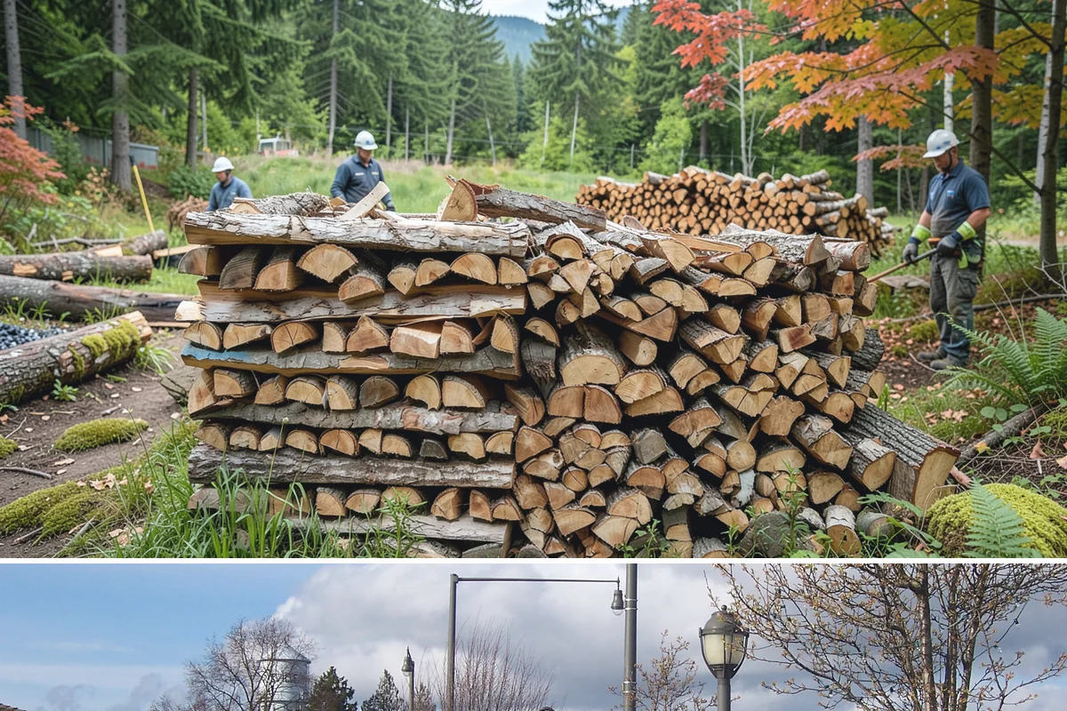 Firewood Gift Delivery in Marysville, Snohomish County, WA - Best arranged ahead of the holidays and cold months when a firewood gift is most appreciated.