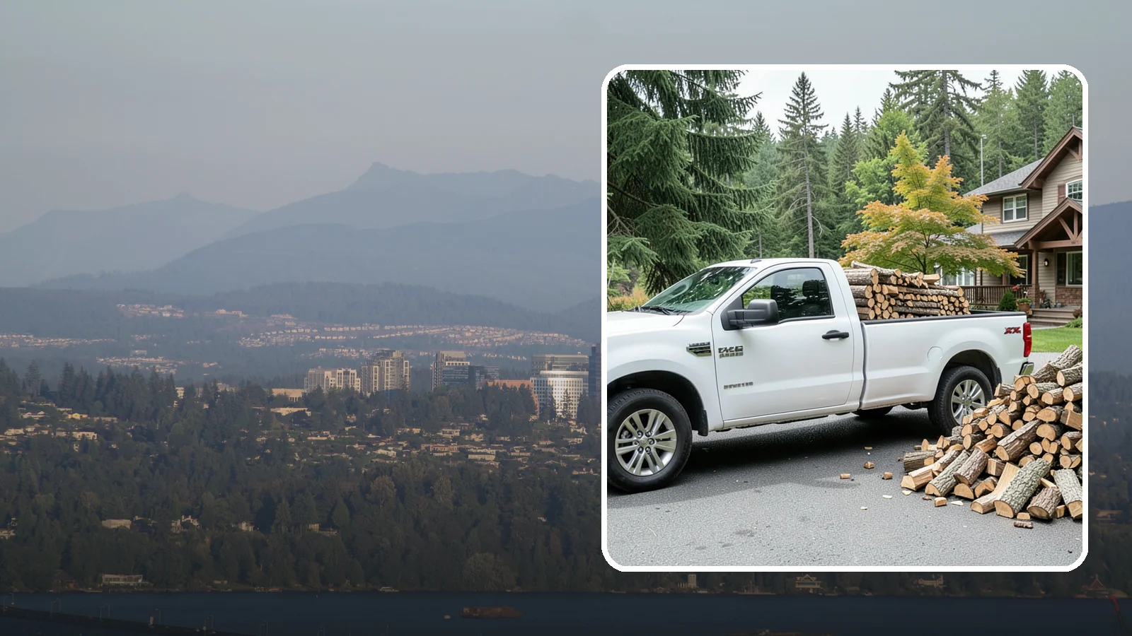 Firewood Gift Delivery in Medina, King County, WA - Our firewood gift delivery sends a ready-to-burn supply straight to your recipient's door on the date you choose.