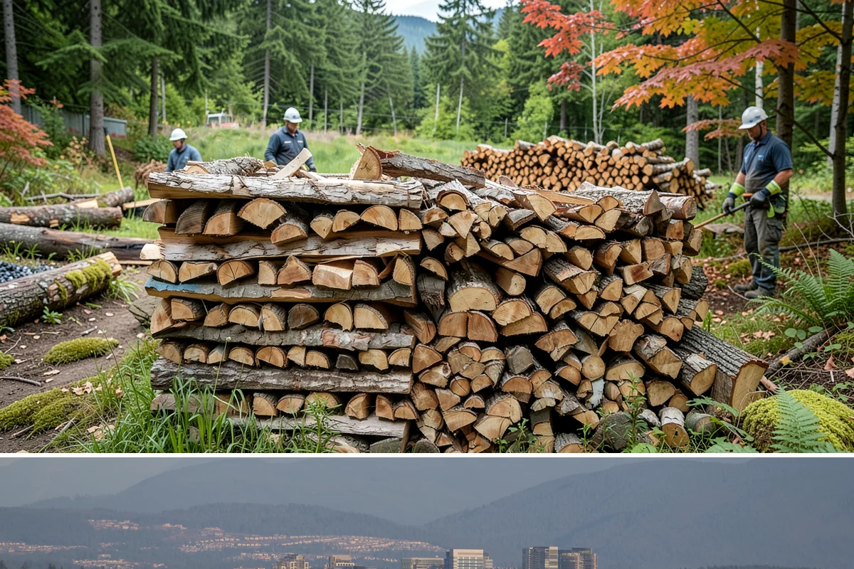 Firewood Gift Delivery in Medina, King County, WA - Best arranged ahead of the holidays and cold months when a firewood gift is most appreciated.
