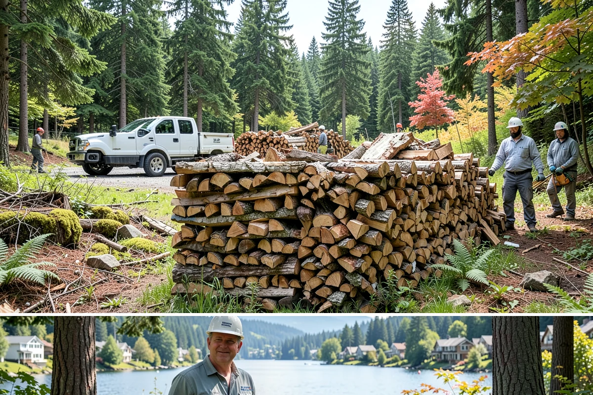 Firewood Gift Delivery in Milton, King County, WA - Best arranged ahead of the holidays and cold months when a firewood gift is most appreciated.