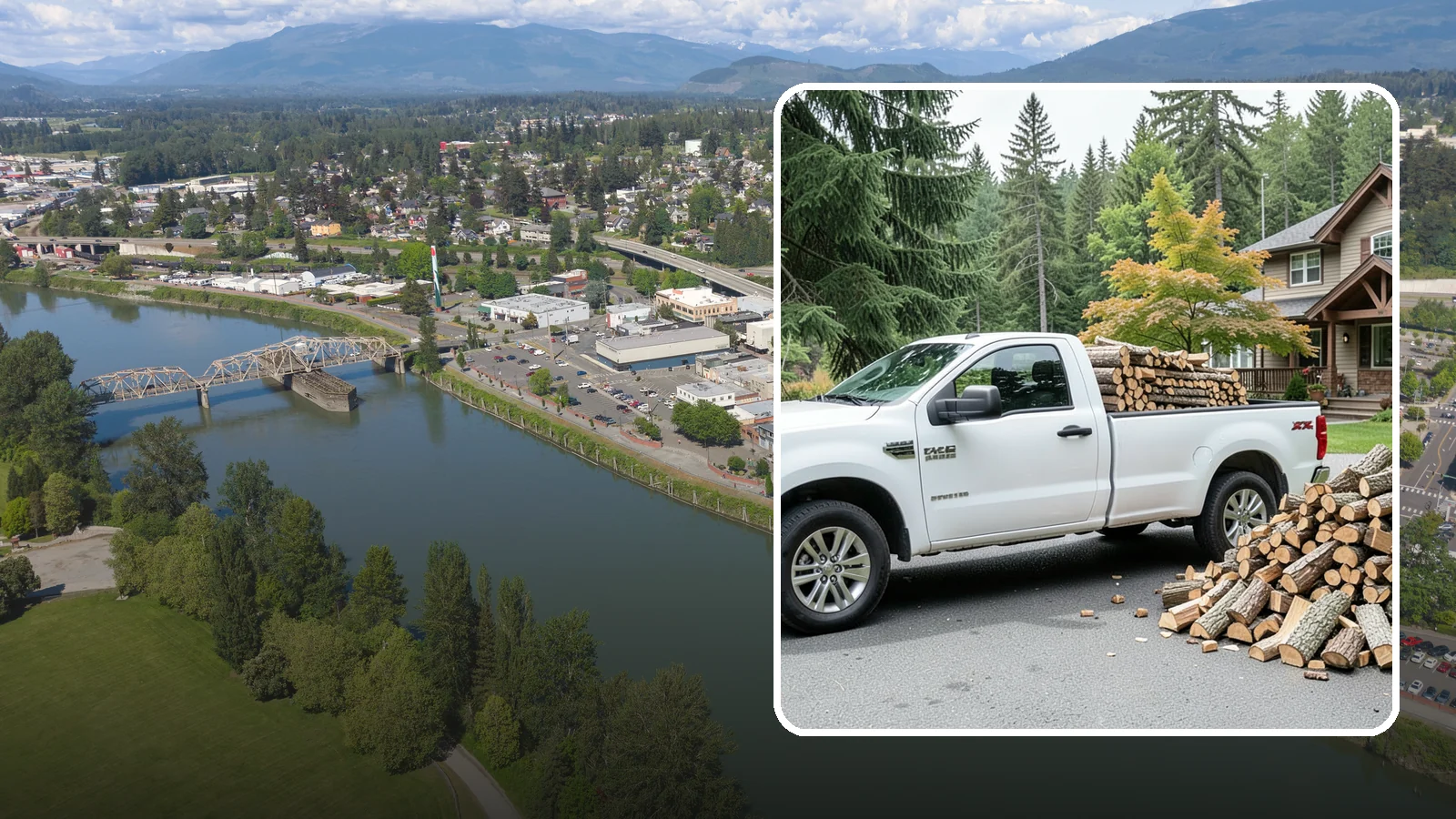 Firewood Gift Delivery in Mount Vernon, Skagit County, WA - Our firewood gift delivery sends a ready-to-burn supply straight to your recipient's door on the date you choose.