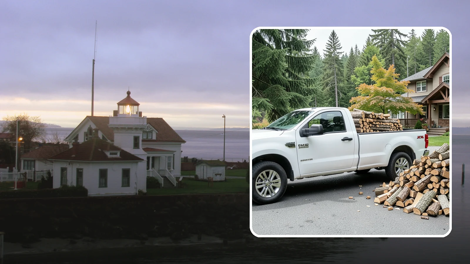 Firewood Gift Delivery in Mukilteo, Snohomish County, WA - Our firewood gift delivery sends a ready-to-burn supply straight to your recipient's door on the date you choose.