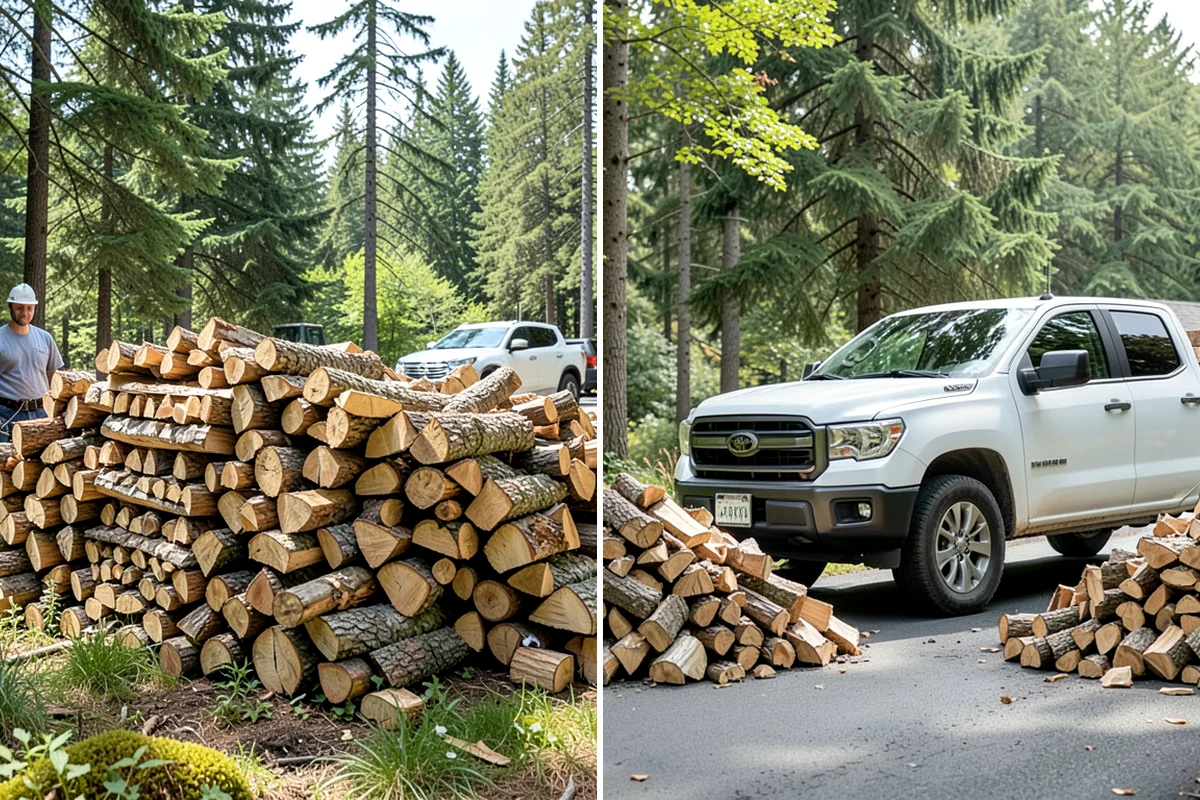 Firewood Gift Delivery in Normandy Park, King County, WA - Provide the recipient's address and your gift quantity