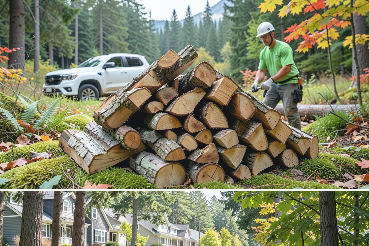 Firewood Gift Delivery in Normandy Park, King County, WA - Best arranged ahead of the holidays and cold months when a firewood gift is most appreciated.