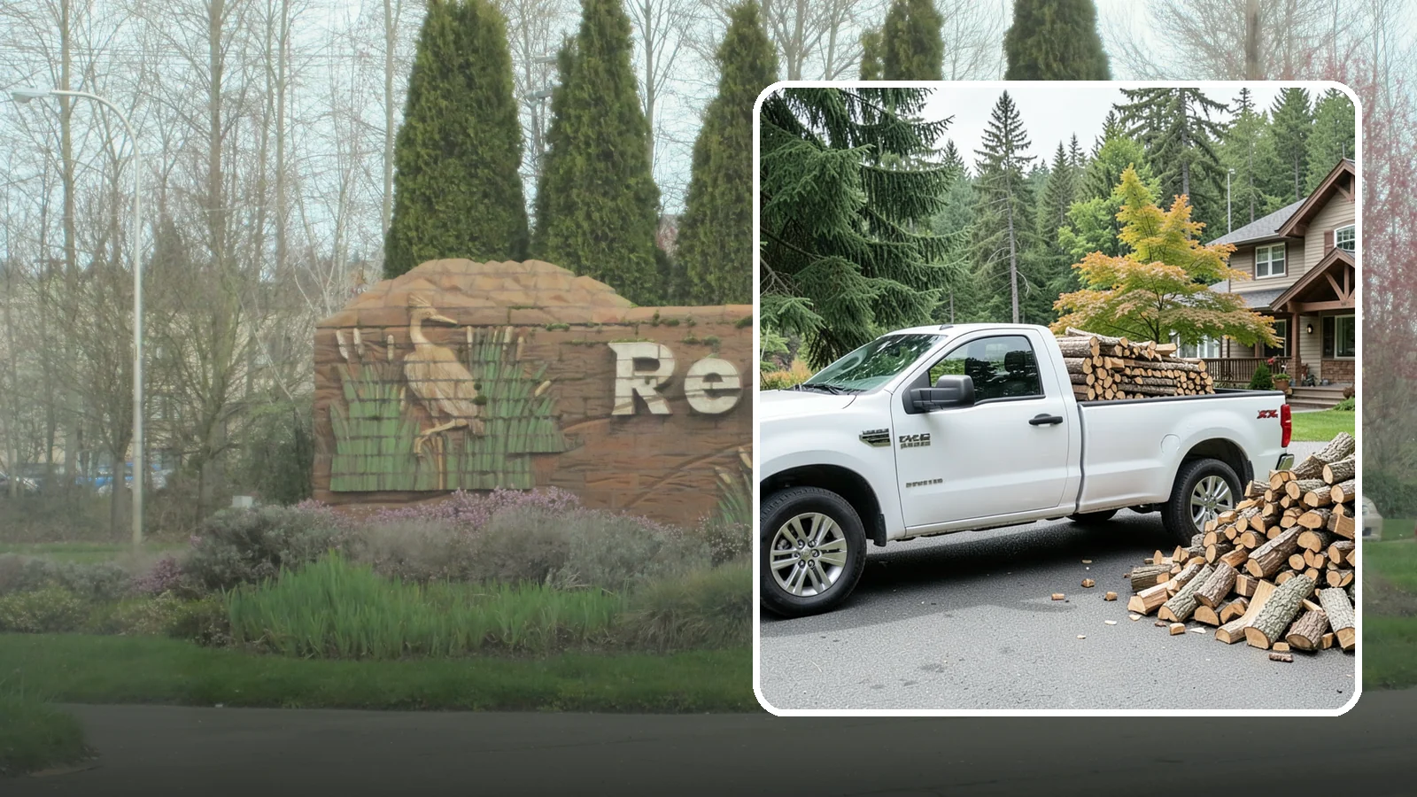 Firewood Gift Delivery in Renton, King County, WA - Our firewood gift delivery sends a ready-to-burn supply straight to your recipient's door on the date you choose.