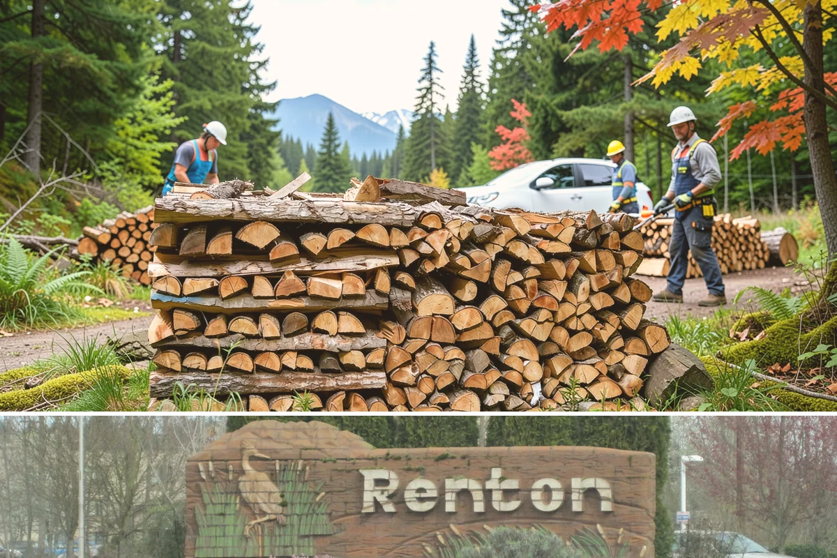 Firewood Gift Delivery in Renton, King County, WA - Best arranged ahead of the holidays and cold months when a firewood gift is most appreciated.