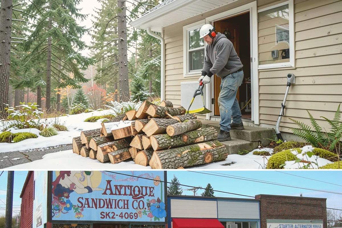 Firewood Gift Delivery in Ruston, Pierce County, WA - Best arranged ahead of the holidays and cold months when a firewood gift is most appreciated.