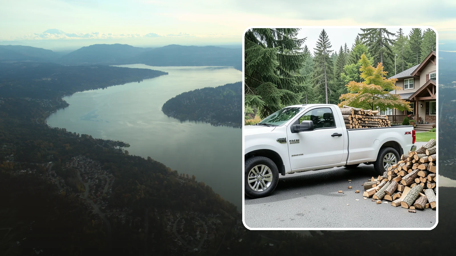 Firewood Gift Delivery in Sammamish, King County, WA - Our firewood gift delivery sends a ready-to-burn supply straight to your recipient's door on the date you choose.