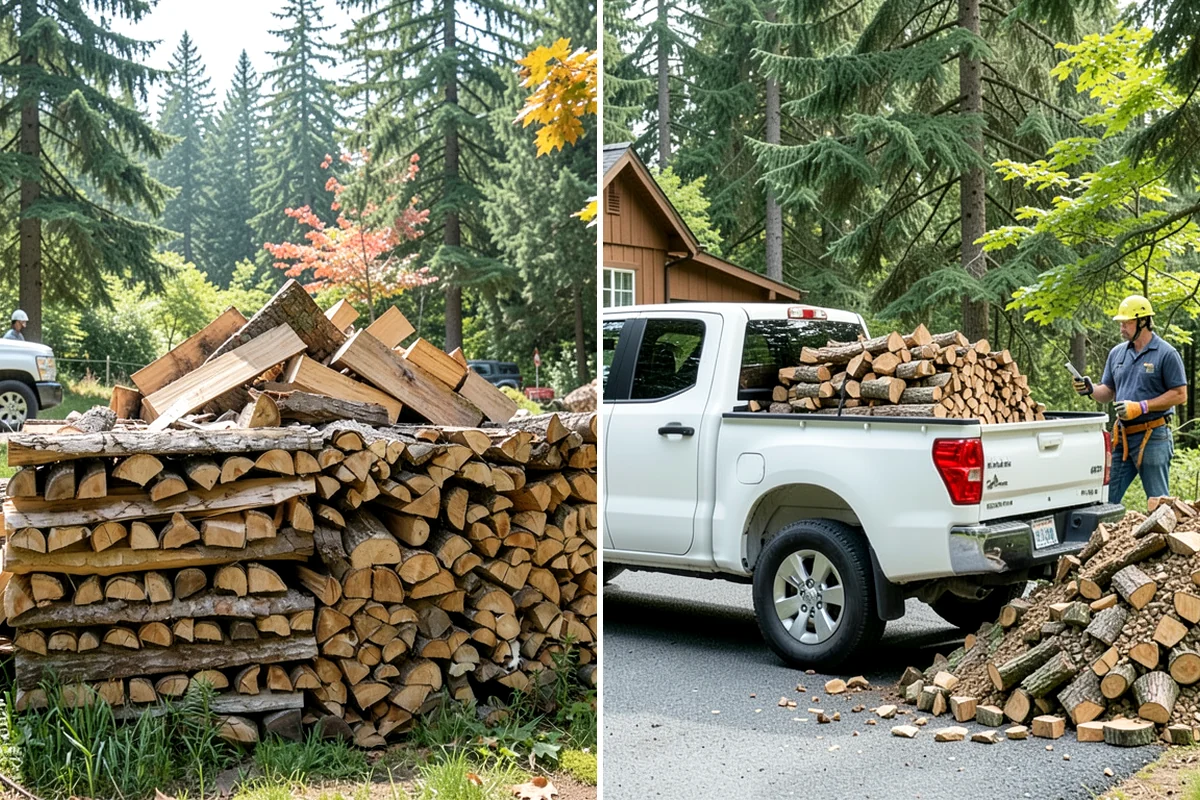 Firewood Gift Delivery in Seattle, King County, WA - Provide the recipient's address and your gift quantity