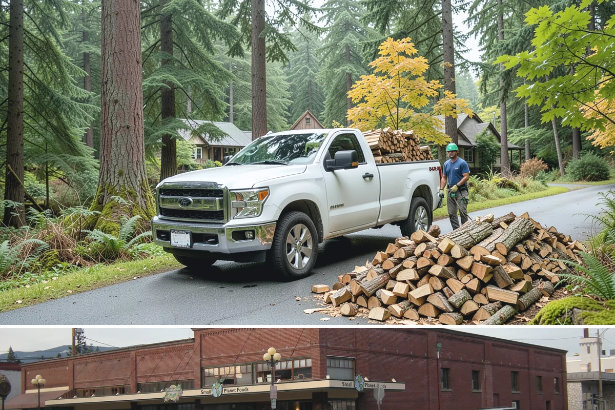 Firewood Gift Delivery in Sedro-Woolley, Skagit County, WA - Best arranged ahead of the holidays and cold months when a firewood gift is most appreciated.