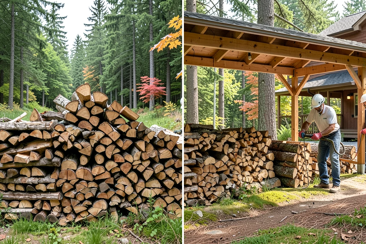 Firewood Gift Delivery in Shoreline, King County, WA - Provide the recipient's address and your gift quantity