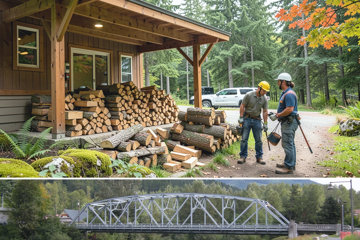 Firewood Gift Delivery in Skykomish, King County, WA - Best arranged ahead of the holidays and cold months when a firewood gift is most appreciated.