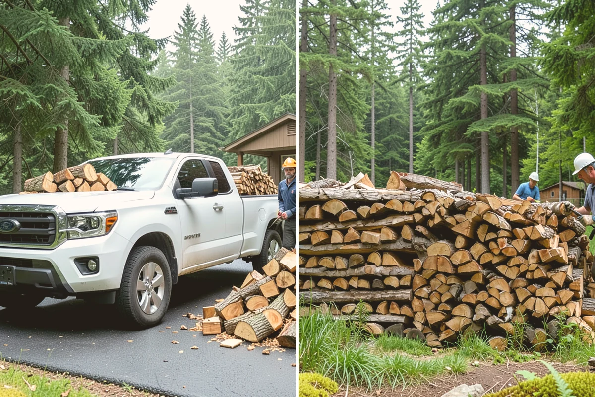 Firewood Gift Delivery in Snohomish, Snohomish County, WA - Provide the recipient's address and your gift quantity