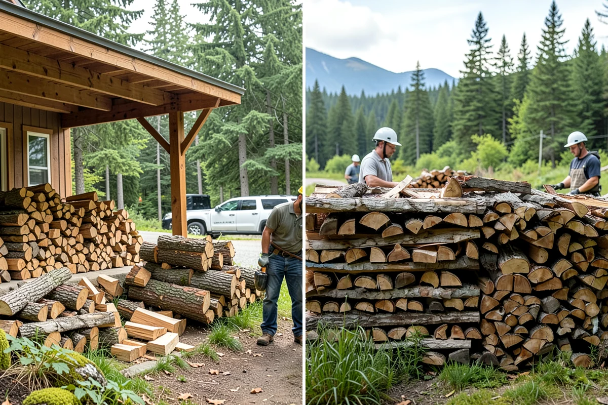 Firewood Gift Delivery in Snoqualmie, King County, WA - Provide the recipient's address and your gift quantity