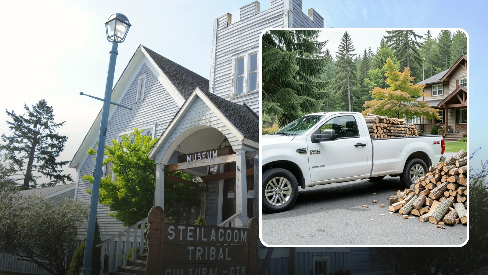 Firewood Gift Delivery in Steilacoom, Pierce County, WA - Our firewood gift delivery sends a ready-to-burn supply straight to your recipient's door on the date you choose.