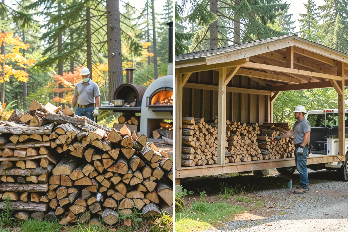 Firewood Gift Delivery in Steilacoom, Pierce County, WA - Provide the recipient's address and your gift quantity