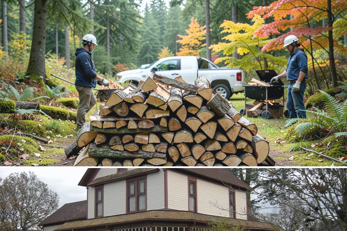 Firewood Gift Delivery in Sumner, Pierce County, WA - Best arranged ahead of the holidays and cold months when a firewood gift is most appreciated.