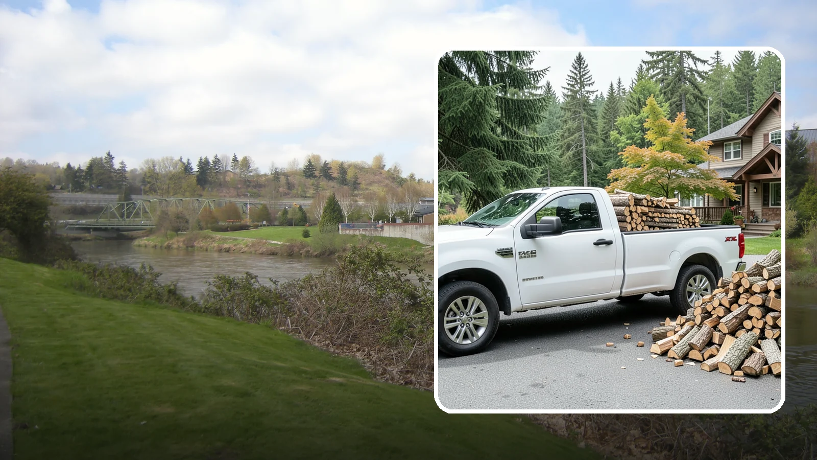 Firewood Gift Delivery in Tukwila, King County, WA - Our firewood gift delivery sends a ready-to-burn supply straight to your recipient's door on the date you choose.
