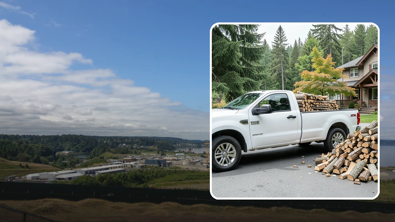 Firewood Gift Delivery in University Place, Pierce County, WA - Our firewood gift delivery sends a ready-to-burn supply straight to your recipient's door on the date you choose.