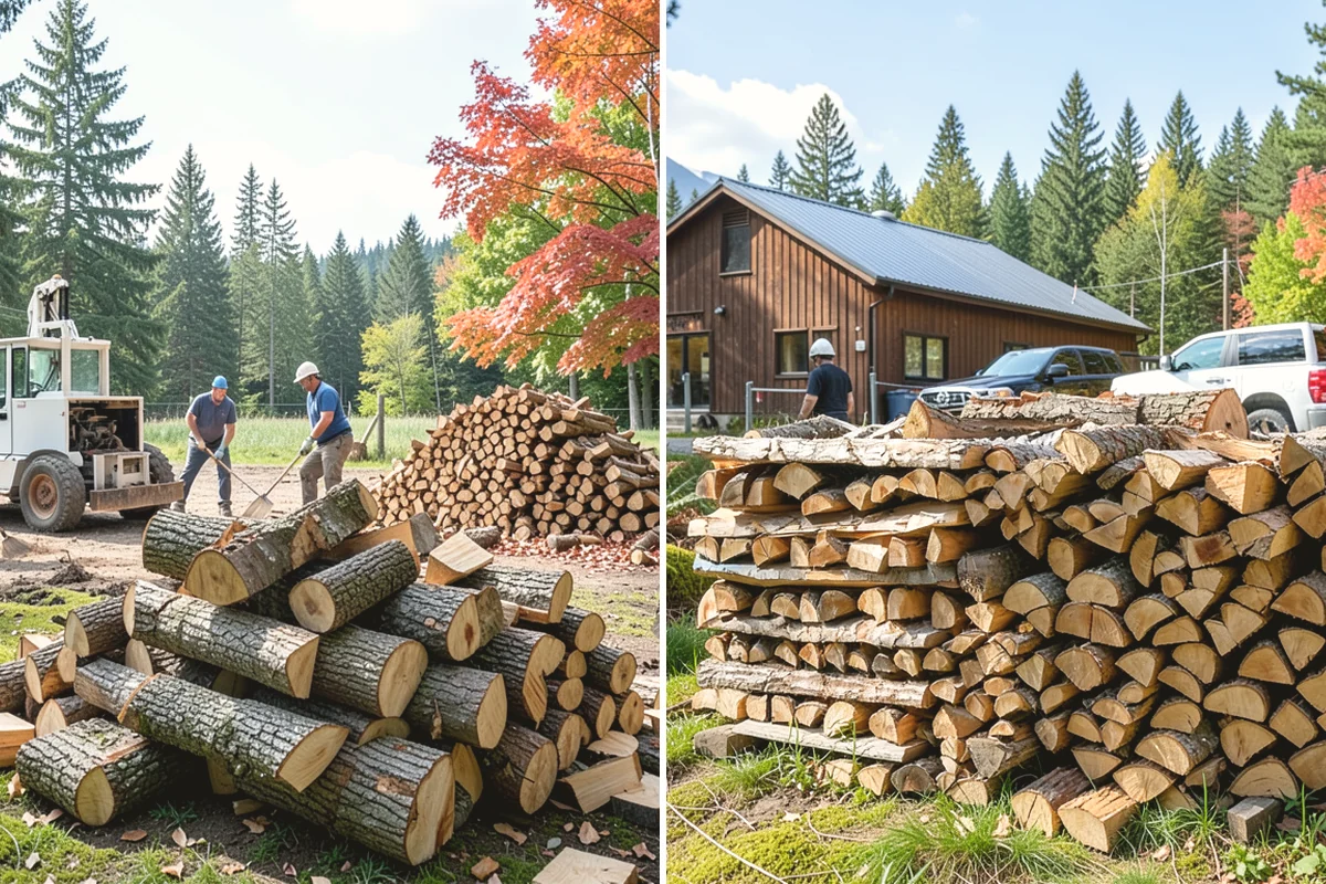 Firewood Gift Delivery in University Place, Pierce County, WA - Provide the recipient's address and your gift quantity