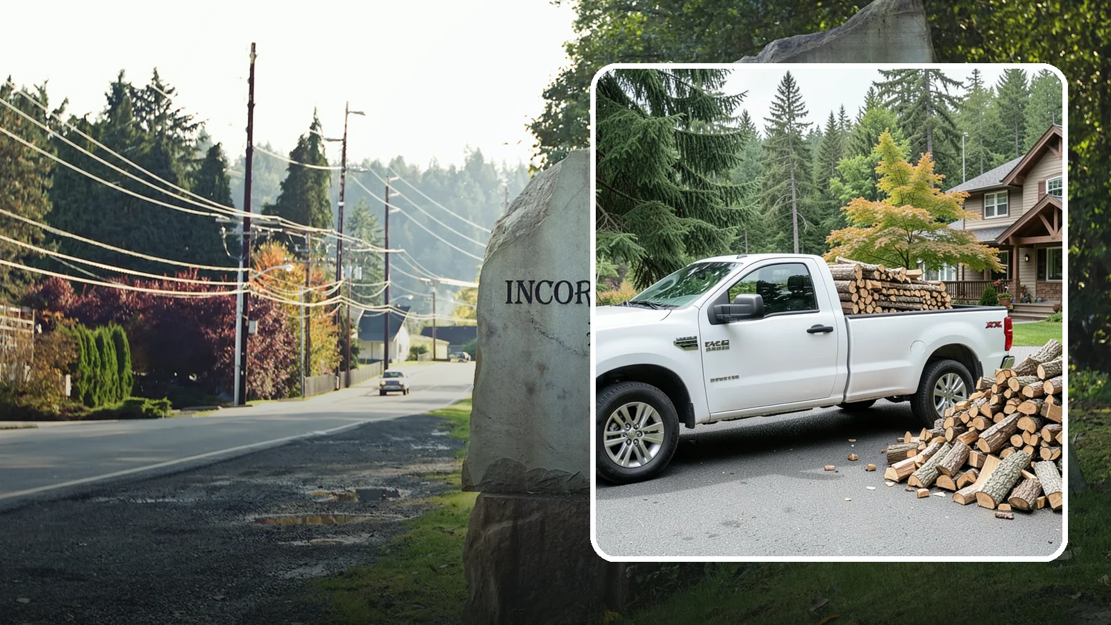 Firewood Gift Delivery in Wilkeson, Pierce County, WA - Our firewood gift delivery sends a ready-to-burn supply straight to your recipient's door on the date you choose.
