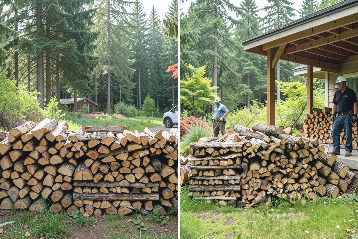Firewood Gift Delivery in Wilkeson, Pierce County, WA - Provide the recipient's address and your gift quantity
